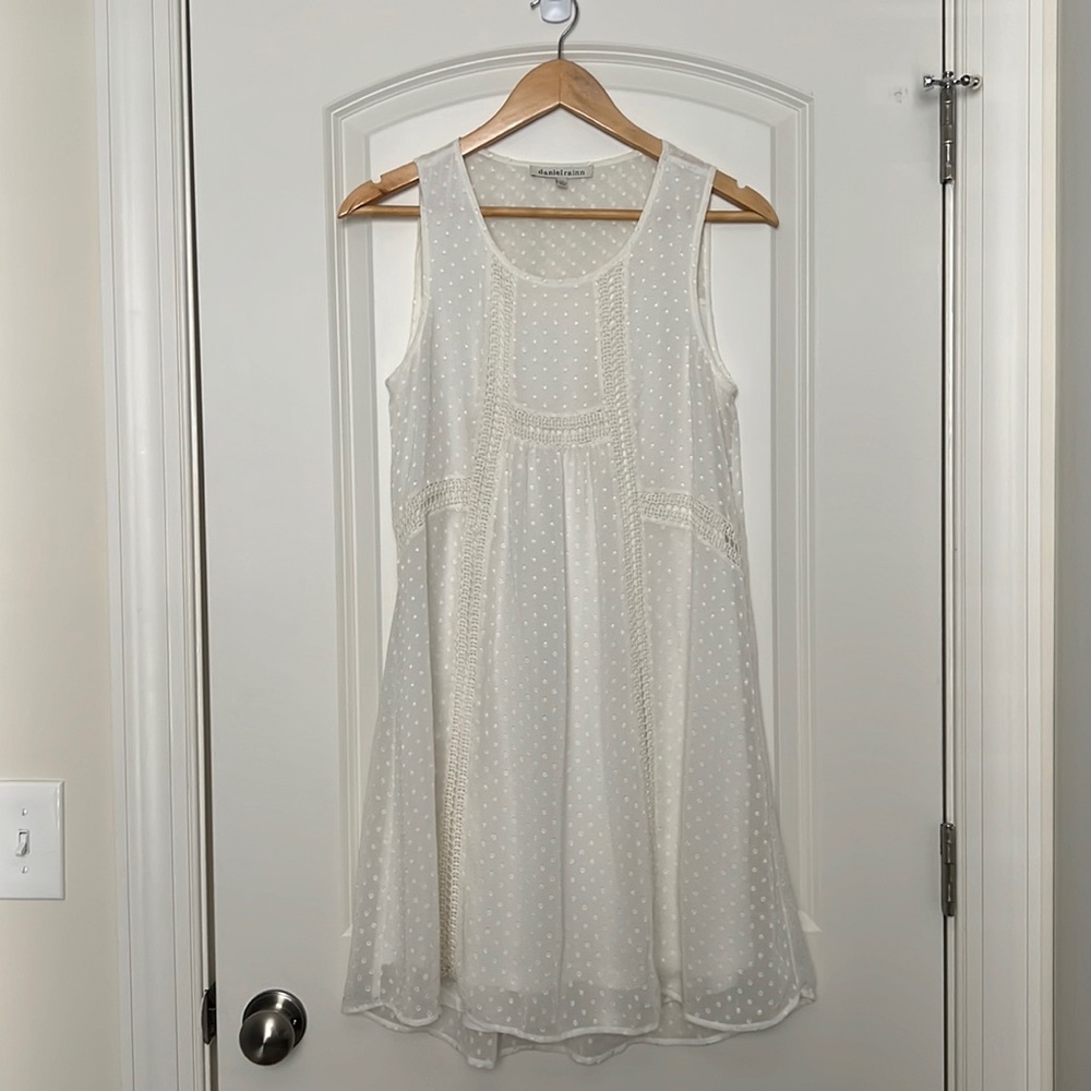 White mini dress bridal shower bachelorette XS